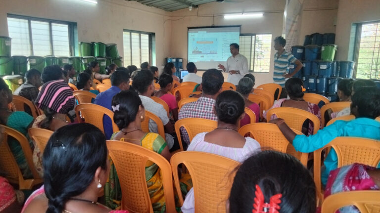 Gramsabha meeting during project villages selection process
